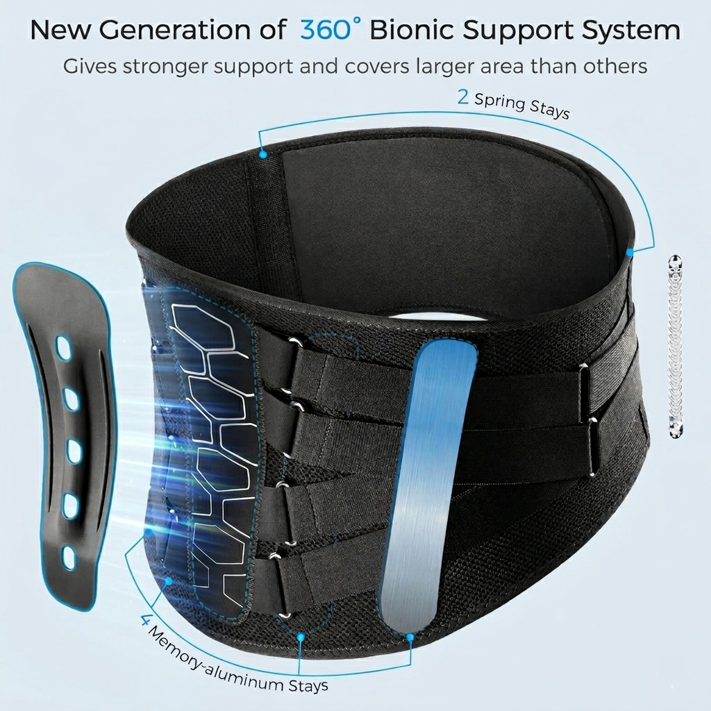 ExoBrace™ — Lower Back Pain Support Belt