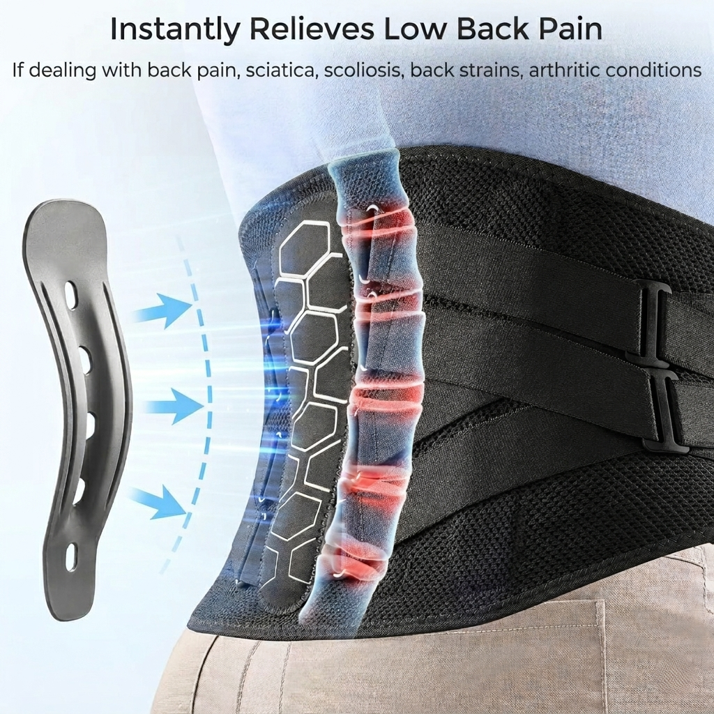 ExoBrace™ — Lower Back Pain Support Belt